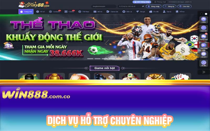 Dịch vụ hỗ trợ chuyên nghiệp