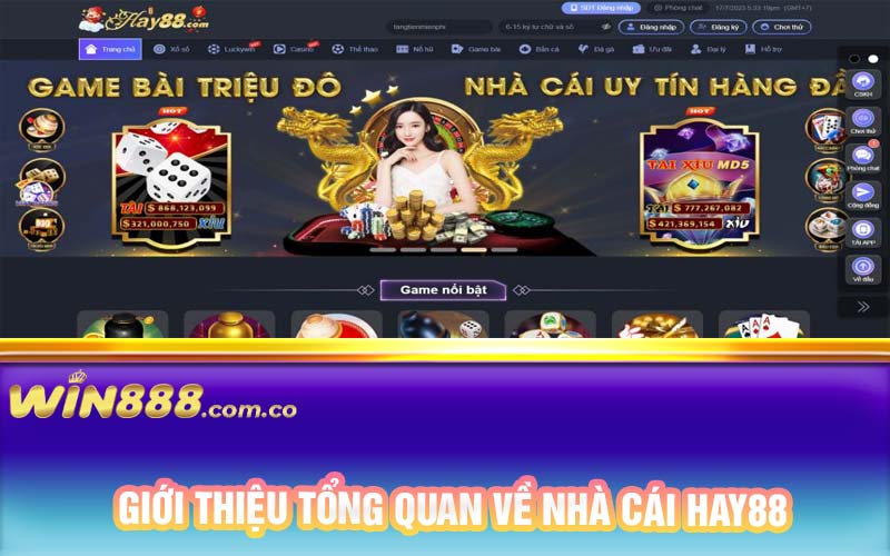Giới thiệu tổng quan về nhà cái Hay88 