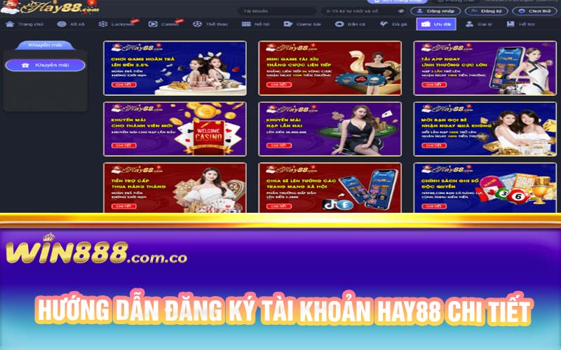 Hướng dẫn đăng ký tài khoản Hay88 chi tiết 