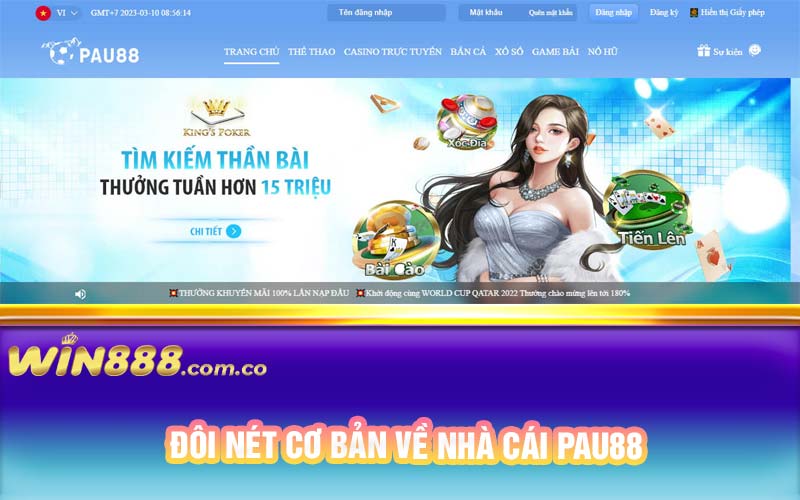 Đôi nét cơ bản về nhà cái Pau88 